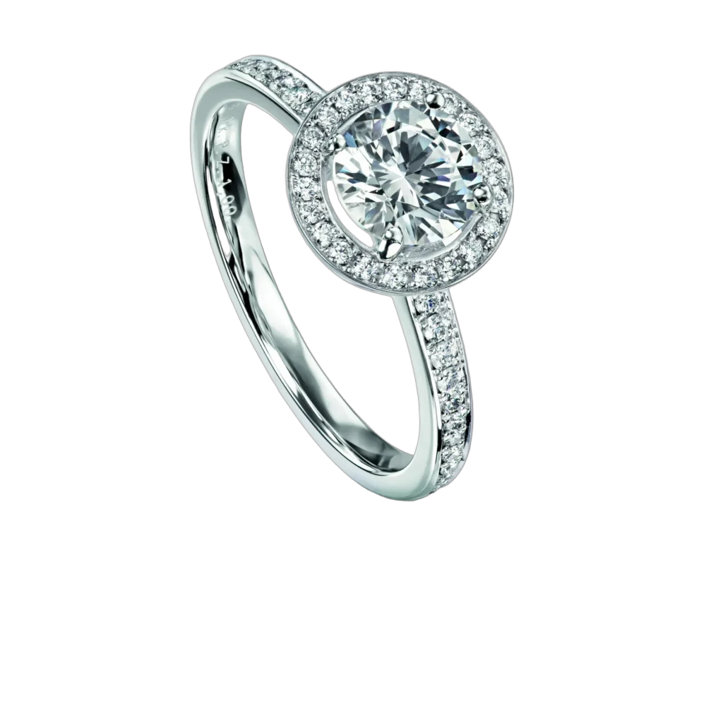 Furrer Jacot Women's Ring Lumira 750 White Gold | 38 Brilliant-Cut Diamonds