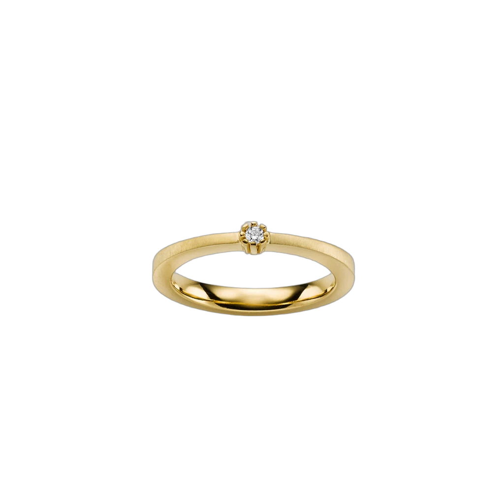 Cesta Ring with Diamond 2mm