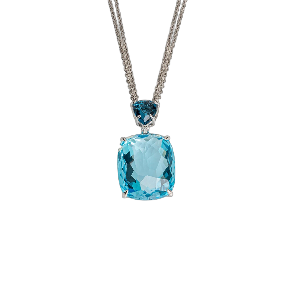 Takara Necklace Ocean Dreams Blue Topaz