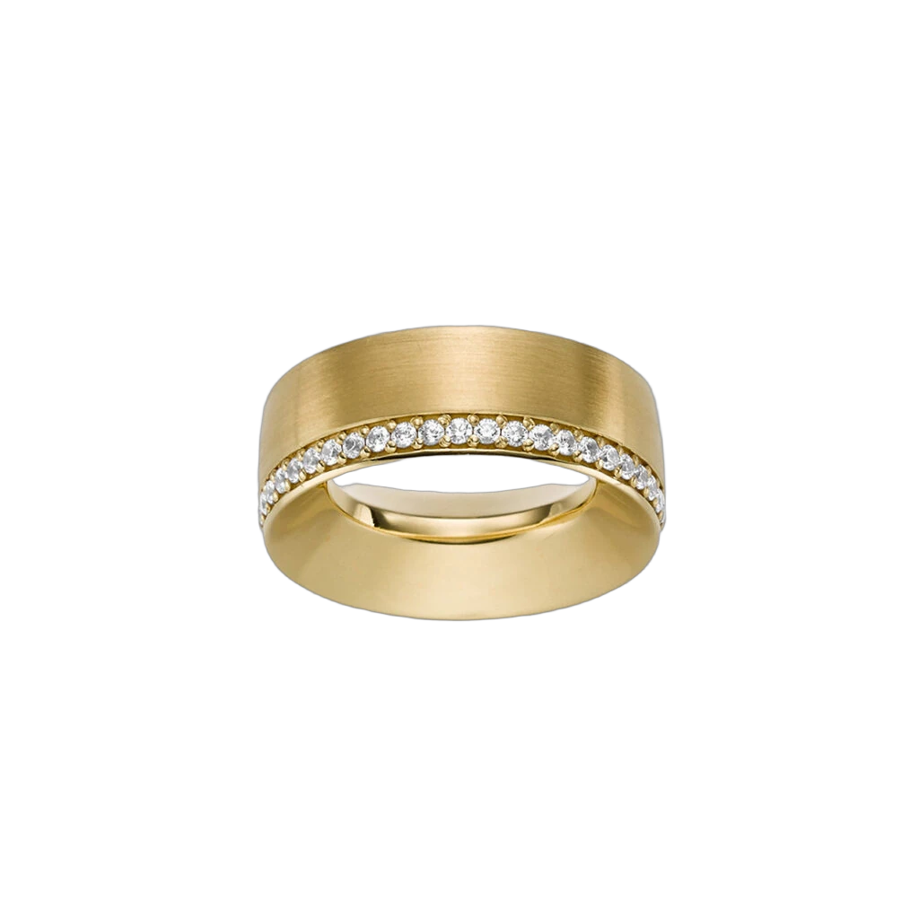Tinais Ring with Outer Diamond Row