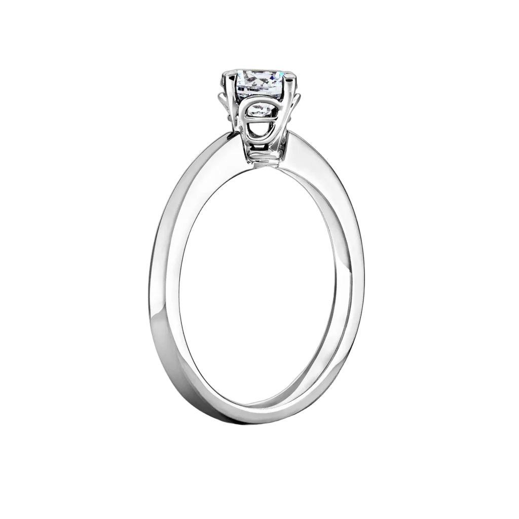 Furrer Jacot Women's Ring Lucienne 750 White Gold | Diamond