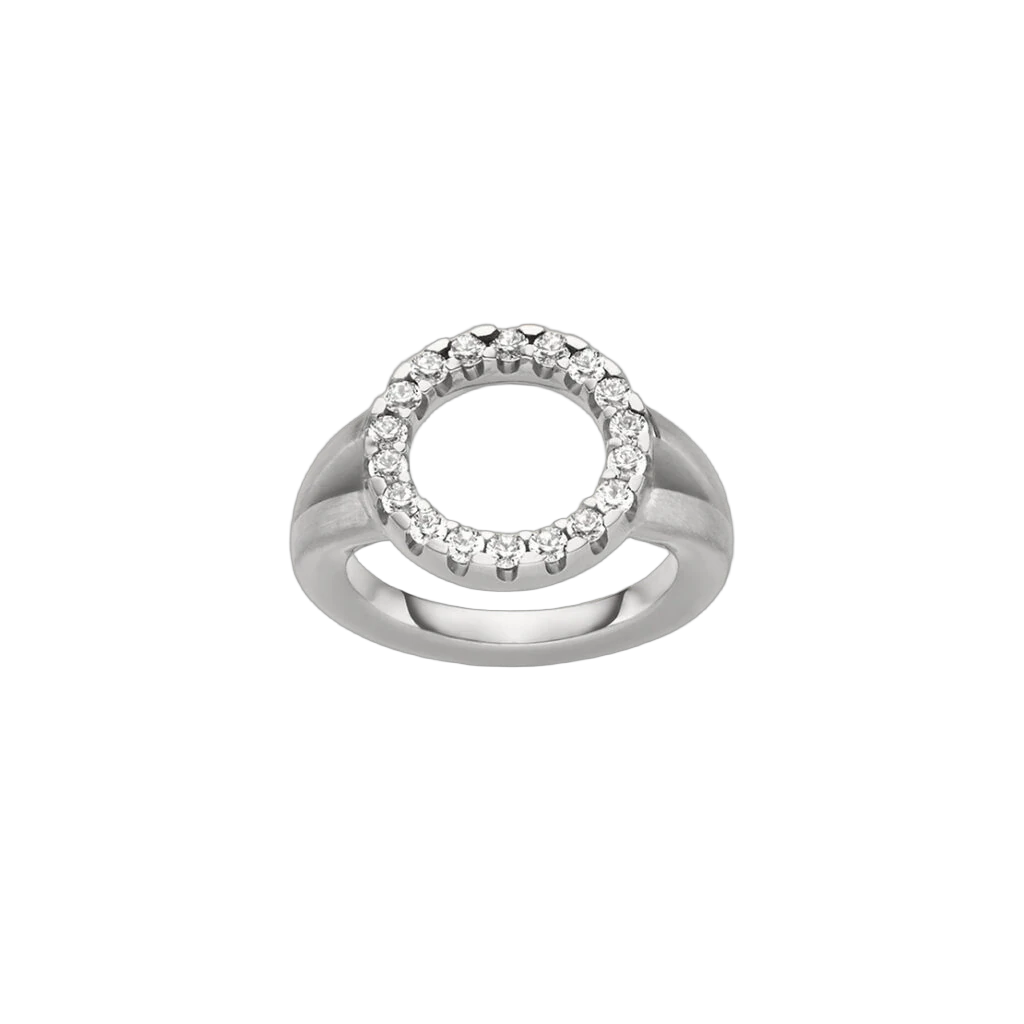 Crab Ring with Brilliant-Cut Diamonds