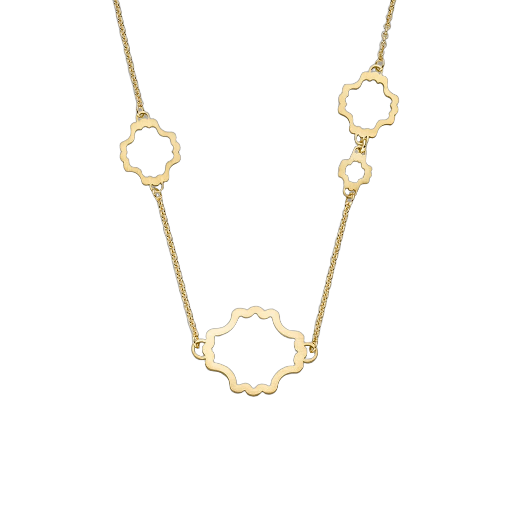 Rosette Necklace long