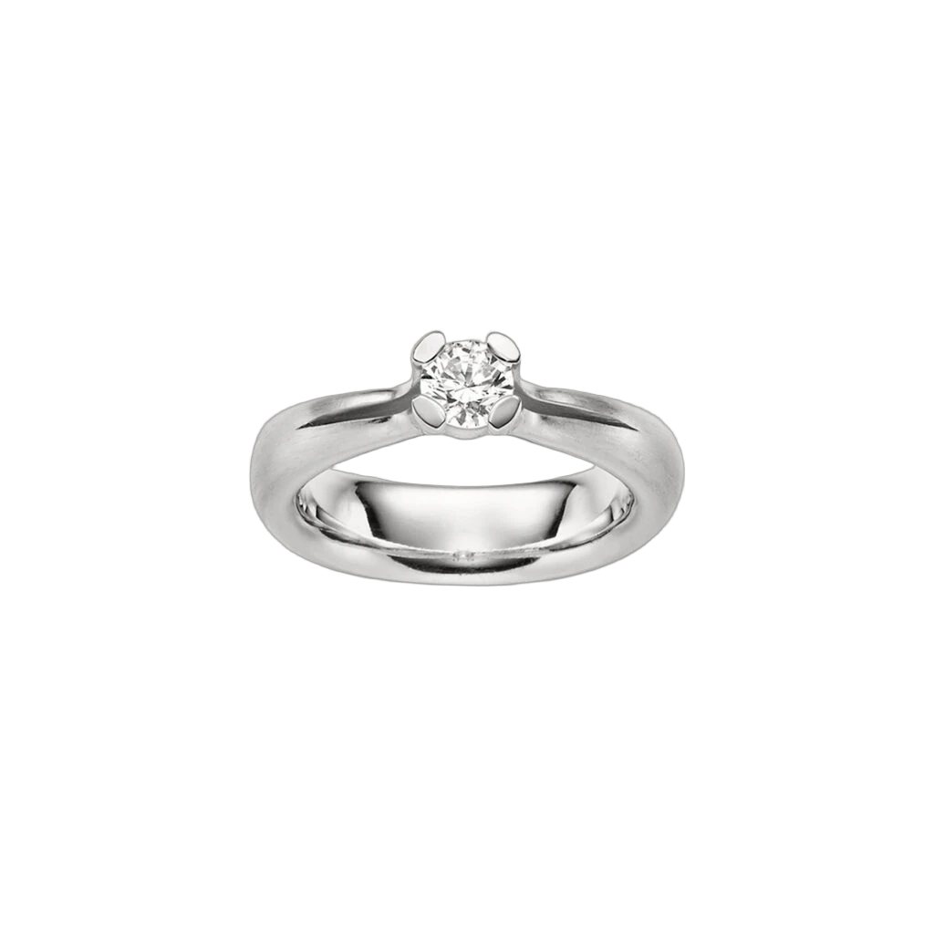 Ring Forever Solitaire oval with Diamond