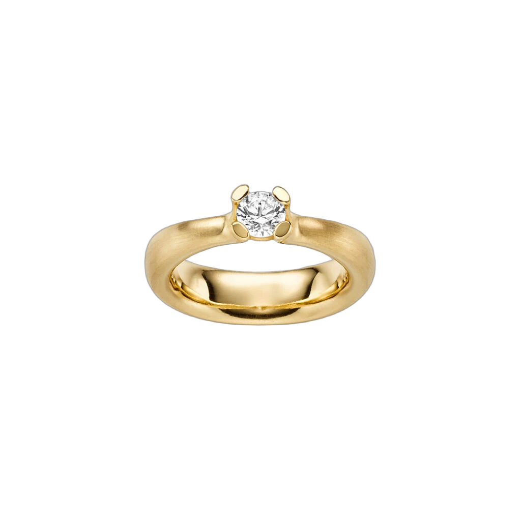 Ring Forever Solitaire oval with Diamond