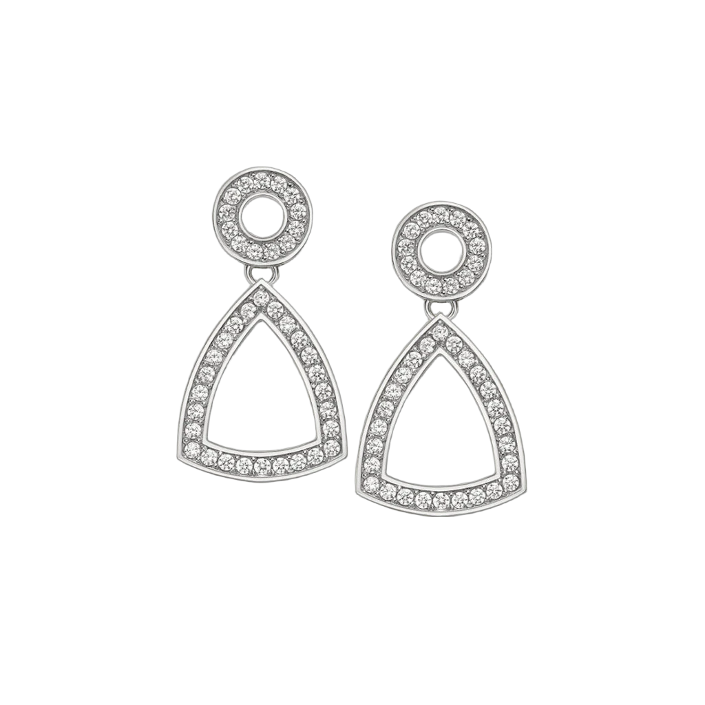 Tordis Earrings with Diamonds